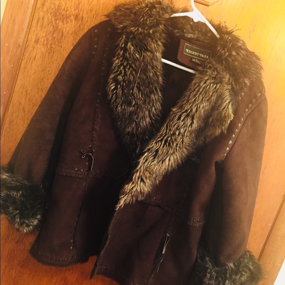 Cappuccino Brown Faux FUR Coat☕️
